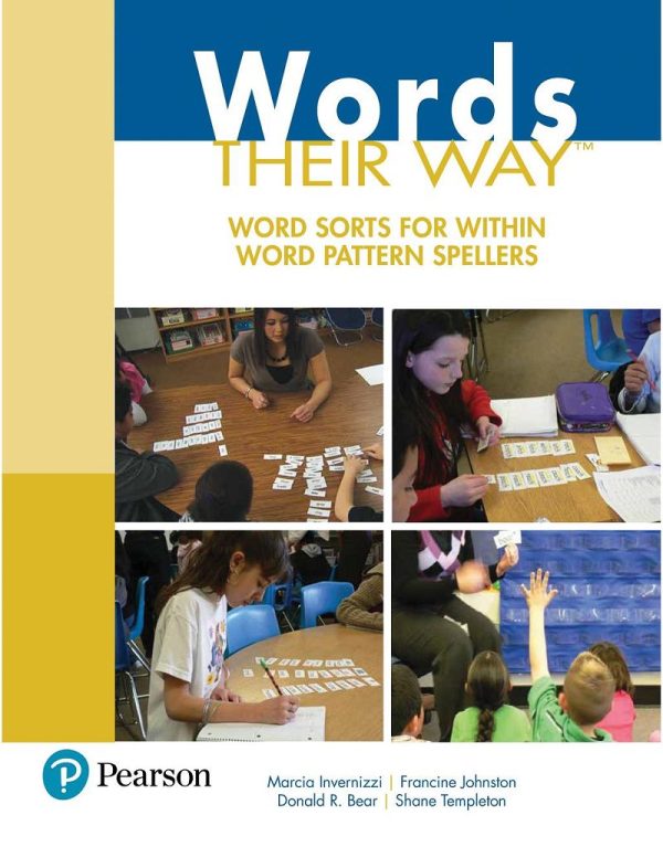 Words Their Way Word Sorts for Within Word Pattern Spellers 3rd 3E Edition