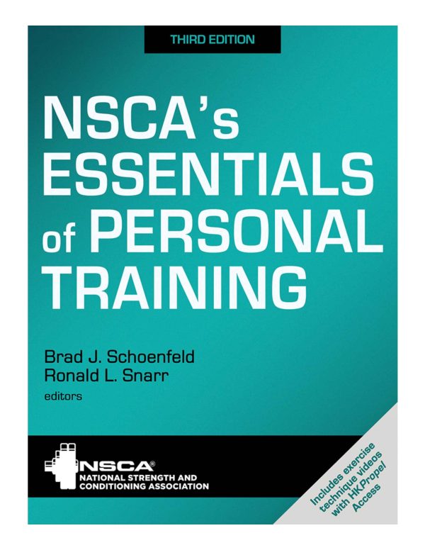 NSCA'S Essentials of Personal Training 3rd 3E Edition