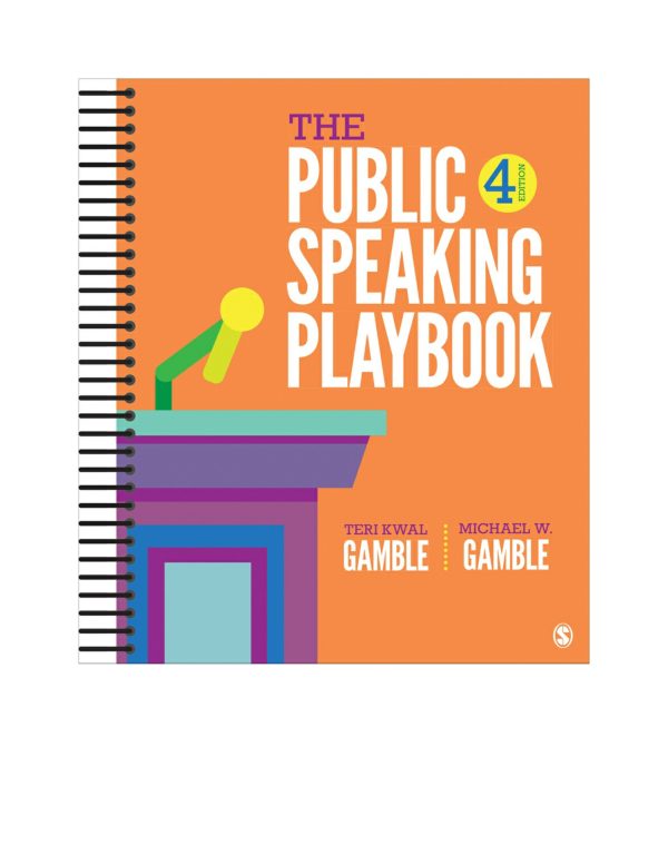 The Public Speaking Playbook 4th 4E Edition