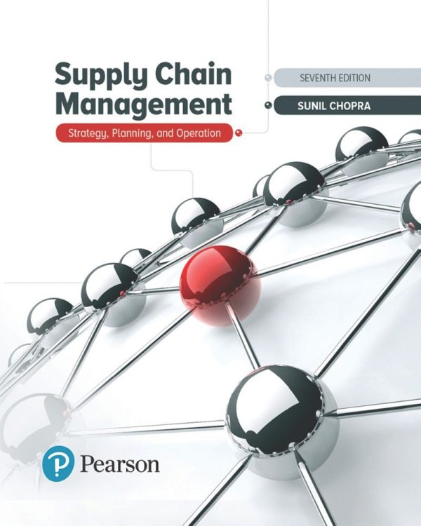 Supply Chain Management Strategy Planning and Operation 7th 7E Edition
